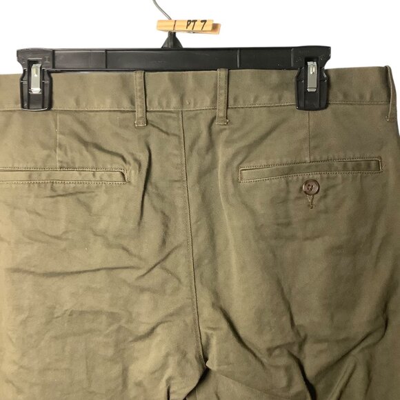 J.Crew Flex Slim Fit Olive Green Pants Mens 30x32 Cotton Blend Re-Imagined - Picture 7 of 7
